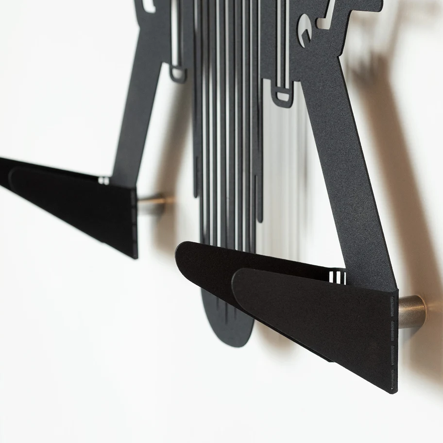 Helmet Holder - Metal Sign - Motorcycle Gift for Men