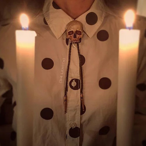 Skull Bolo Tie