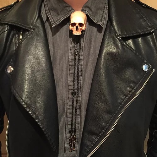 Skull Bolo Tie