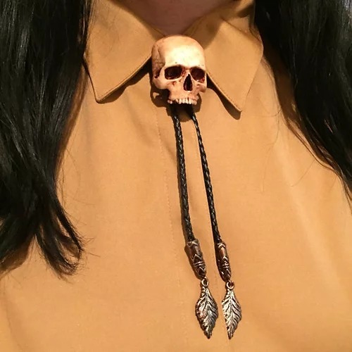 Skull Bolo Tie