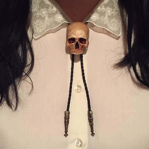 Skull Bolo Tie
