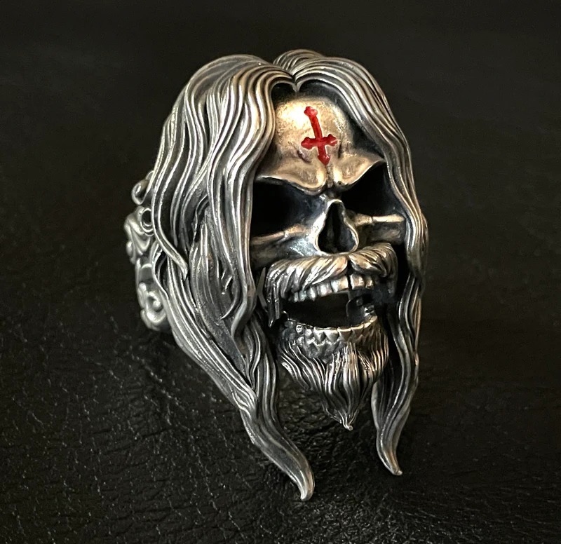 GLEN BENTON DEATH SKULL RING