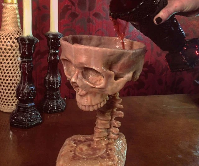 Human Skull Bowl（Christmas tableware decoration）