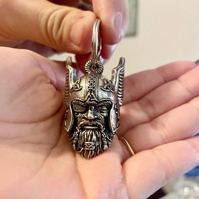🔥BUY 3 FREE SHIPPING🔥Odin Viking God Guardian Ride Bell - Good Luck Charm