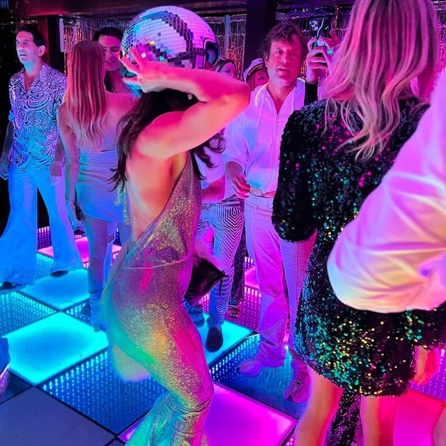 Disco ball Helmet with Retractable Visor