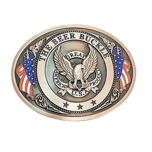 🔥Father's Day Sale 49% OFF - Fashion Punk Party Metal Belt Buckle Beer Holder