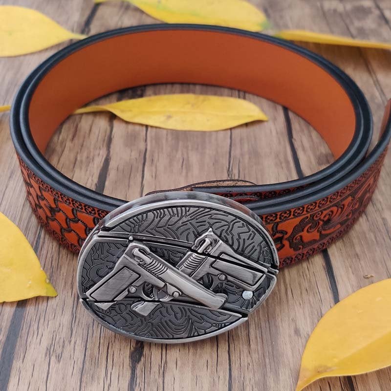 🔥New Arrival🔥Fashion Punk Genuine Leather Belt With Knife