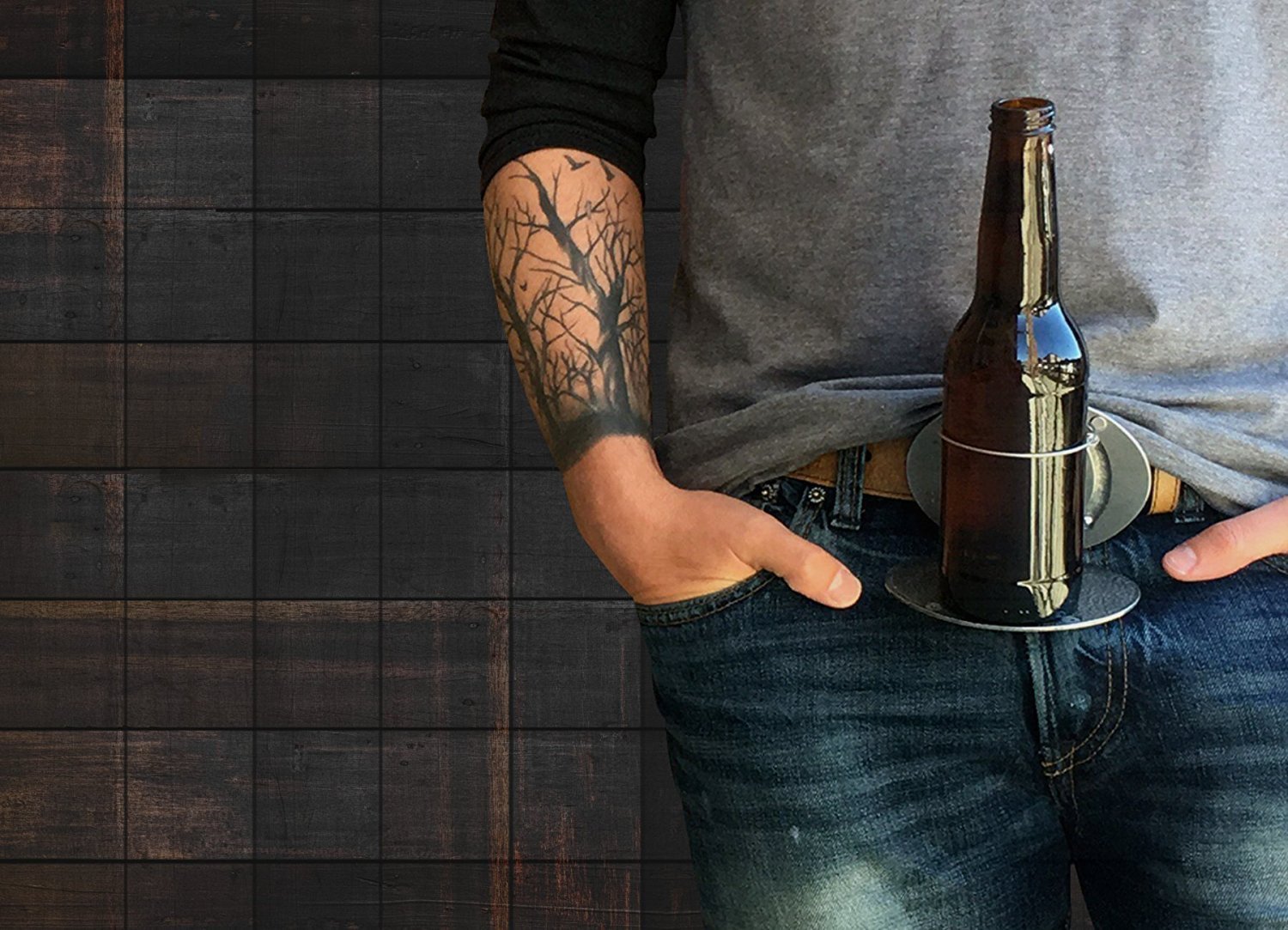 🔥Father's Day Sale 49% OFF - Fashion Punk Party Metal Belt Buckle Beer Holder
