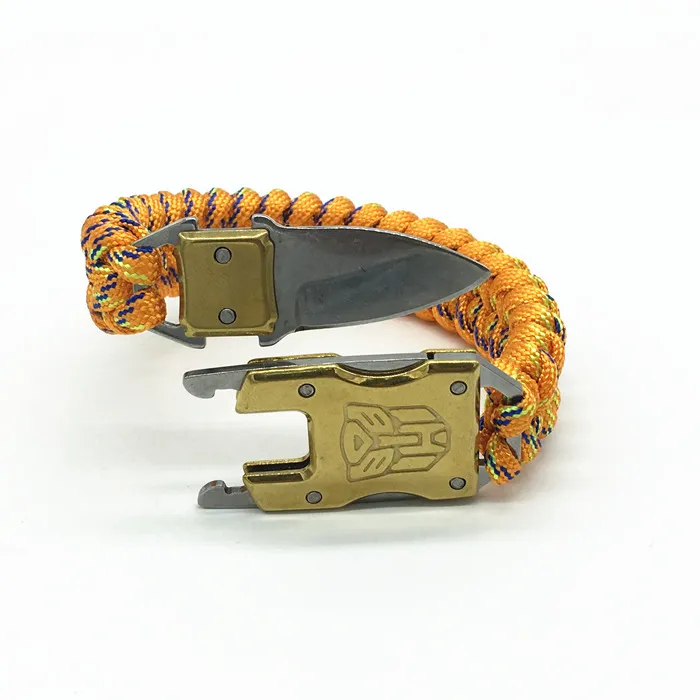 🔥LAST DAY 50% OFF🔥Fashion Men's Knitting Lock Buckle Bracelet With Knife