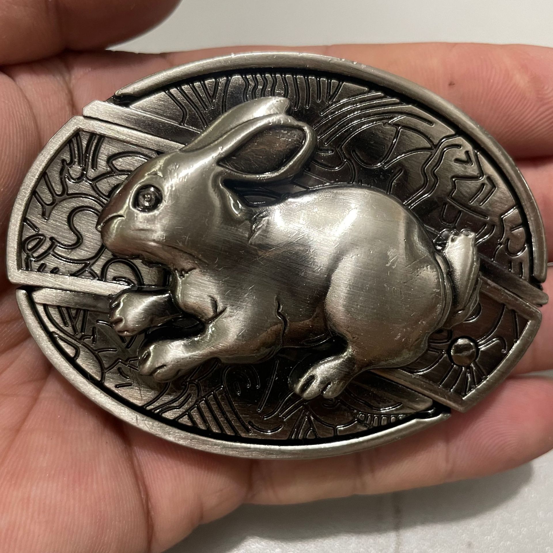 (New Arrival)Fashion Punk Creative Belt Buckle With Knife - Rabbit