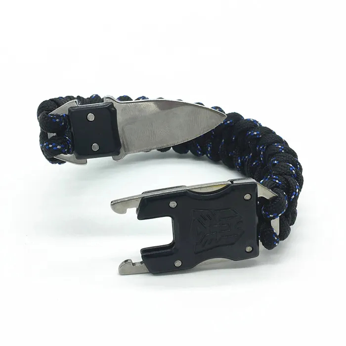 🔥LAST DAY 50% OFF🔥Fashion Men's Knitting Lock Buckle Bracelet With Knife