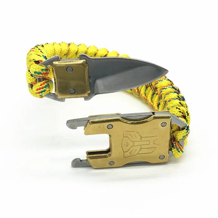 🔥LAST DAY 50% OFF🔥Fashion Men's Knitting Lock Buckle Bracelet With Knife