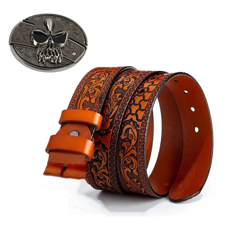 🔥New Arrival🔥Fashion Punk Genuine Leather Belt With Knife
