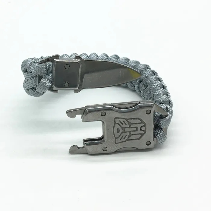 🔥LAST DAY 50% OFF🔥Fashion Men's Knitting Lock Buckle Bracelet With Knife