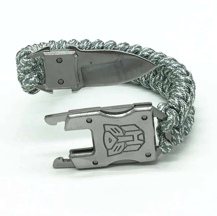 🔥LAST DAY 50% OFF🔥Fashion Men's Knitting Lock Buckle Bracelet With Knife