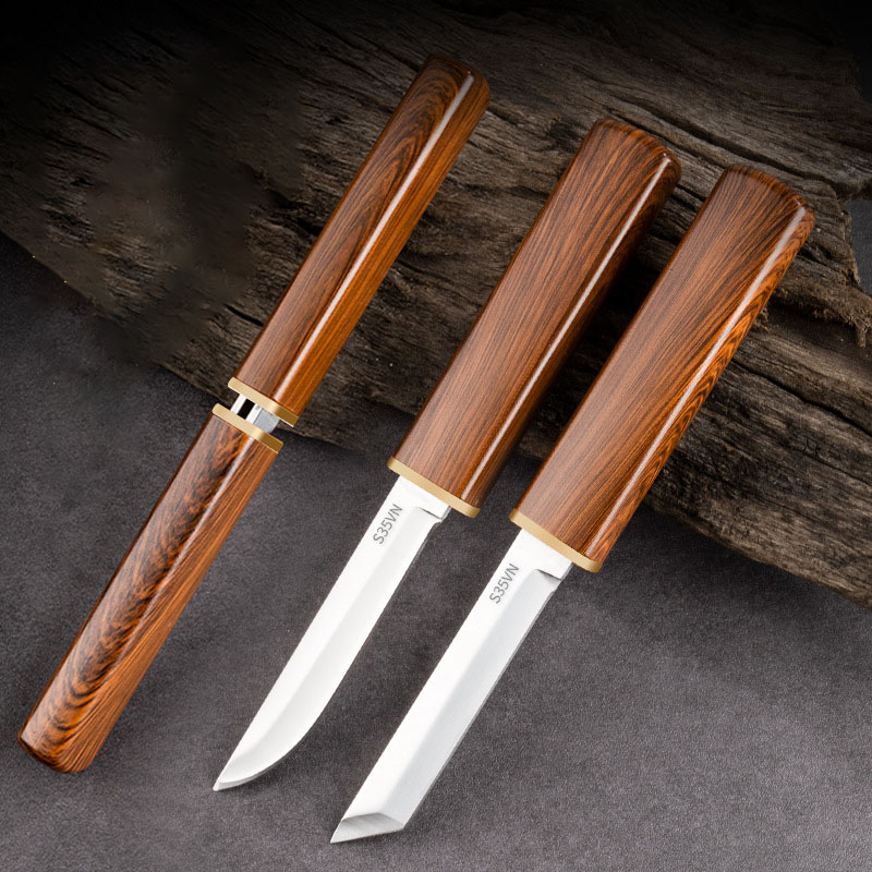 🔥LAST DAY 70% OFF🔥Handmade Wood Handle D2 Steel Double Knife