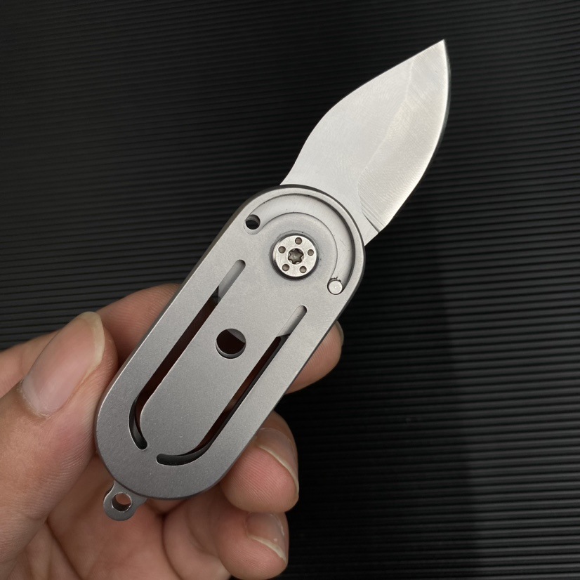 🔥LAST DAY 70% OFF🔥 360° Rotating Titanium Beetle EDC Mini Knife