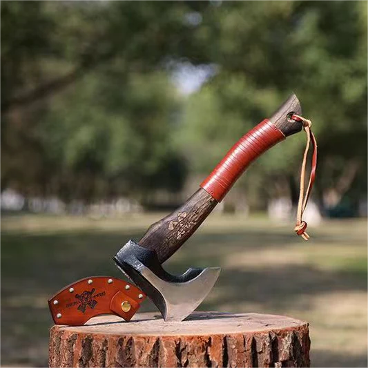🔥FATHER'S DAY SALE 65% OFF🔥WOOD HANDLE OUTDOOR TACTICAL AXE