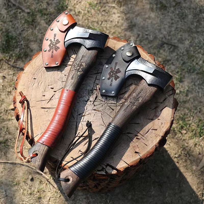 🔥FATHER'S DAY SALE 65% OFF🔥WOOD HANDLE OUTDOOR TACTICAL AXE