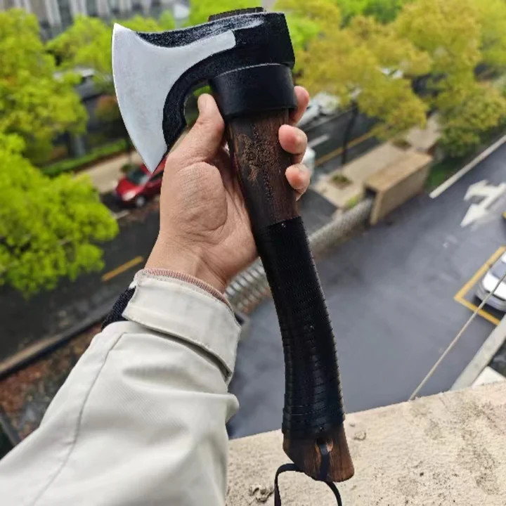 🔥FATHER'S DAY SALE 65% OFF🔥WOOD HANDLE OUTDOOR TACTICAL AXE