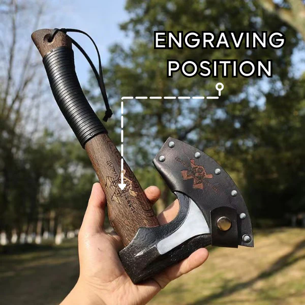 🔥FATHER'S DAY SALE 65% OFF🔥WOOD HANDLE OUTDOOR TACTICAL AXE