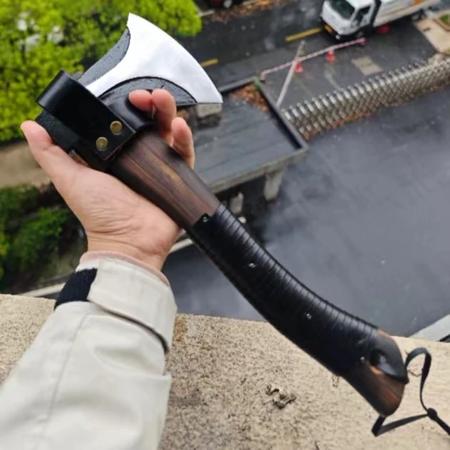 🔥FATHER'S DAY SALE 65% OFF🔥WOOD HANDLE OUTDOOR TACTICAL AXE