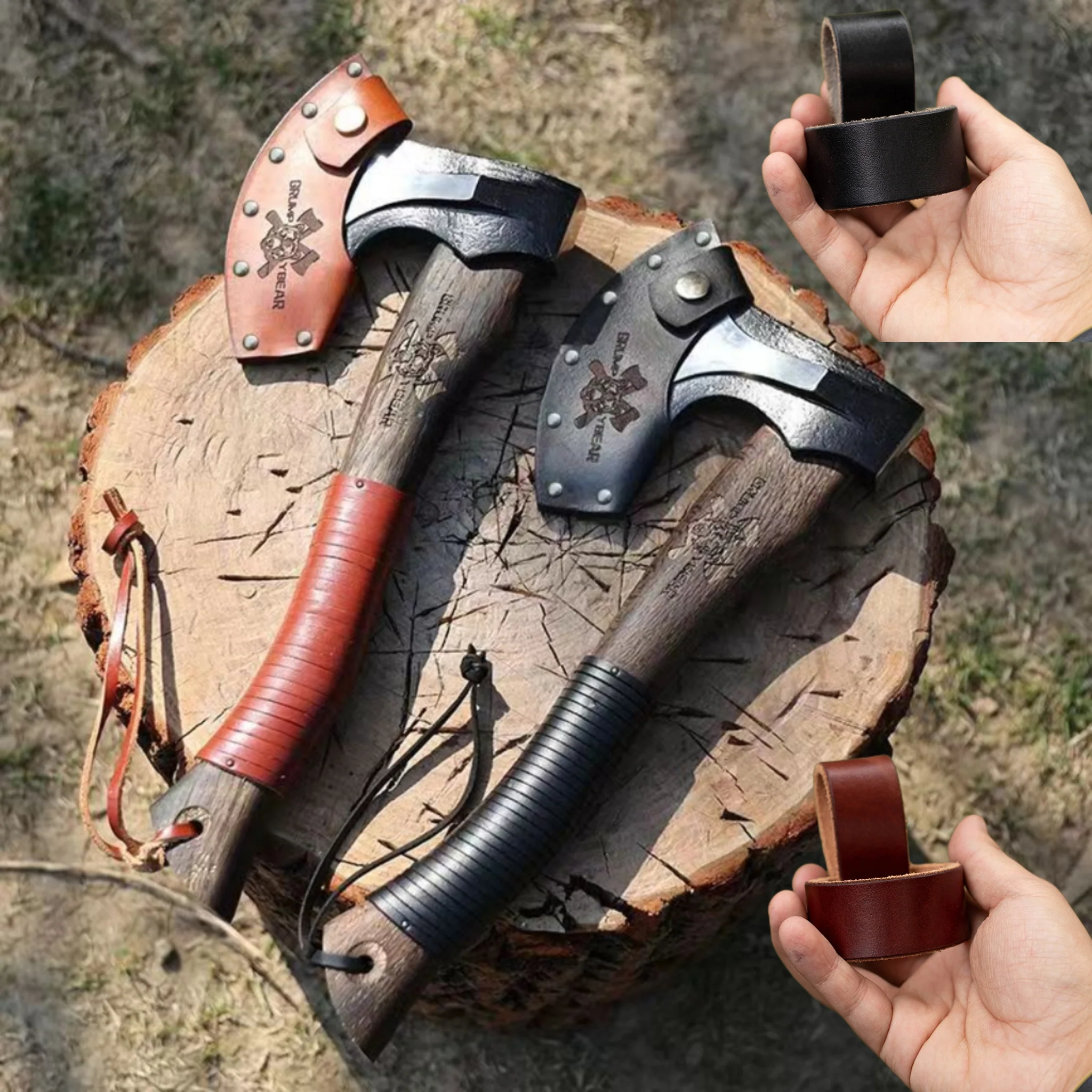 🔥FATHER'S DAY SALE 65% OFF🔥WOOD HANDLE OUTDOOR TACTICAL AXE